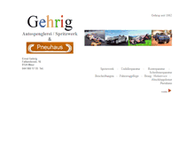 Tablet Screenshot of carrosserie-gehrig.ch